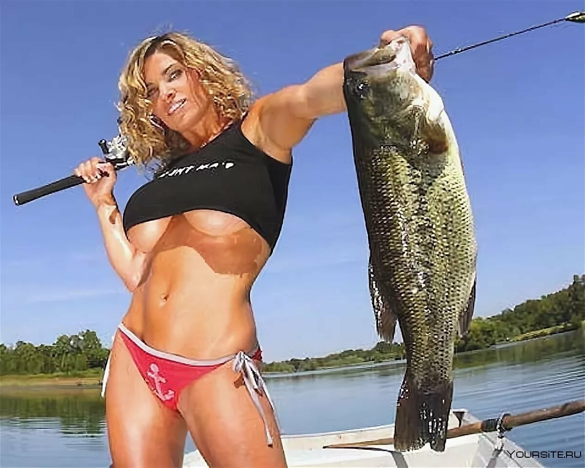Секси телки на рыбалке 