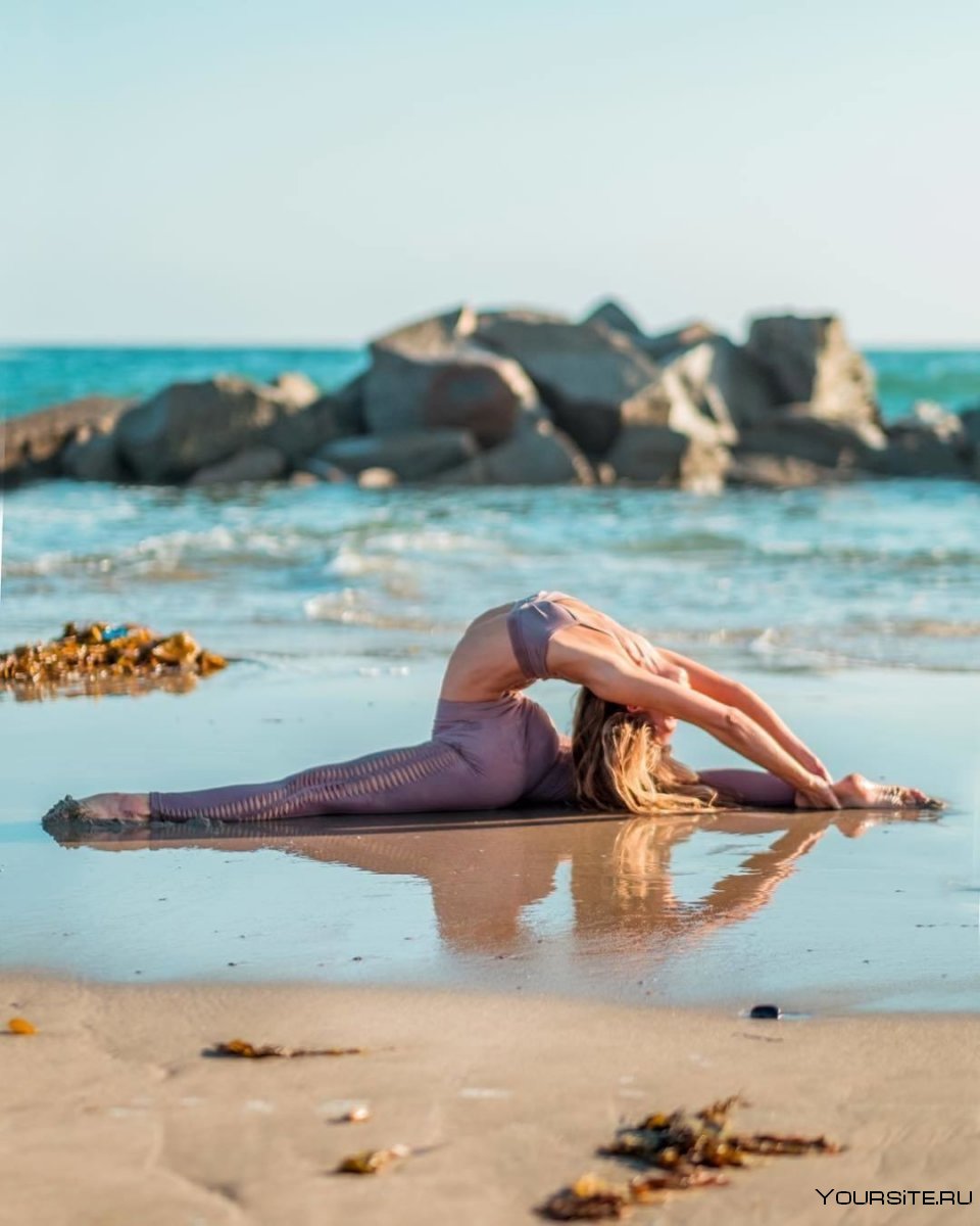 Yoga brianna beach first images