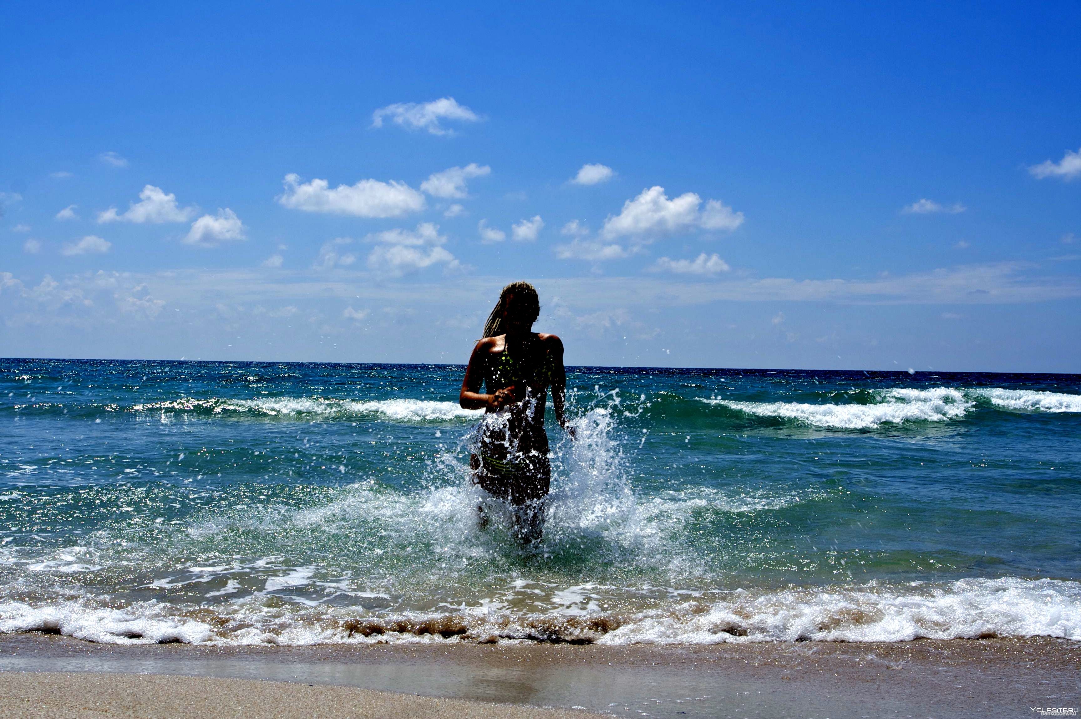 Красивое Фото Девушки На Море Спиной