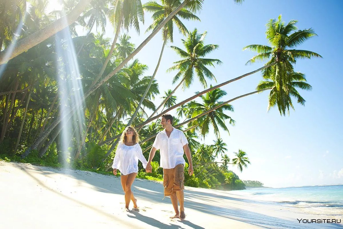 Отдых на курорте с женой под пальмами - секс фото 