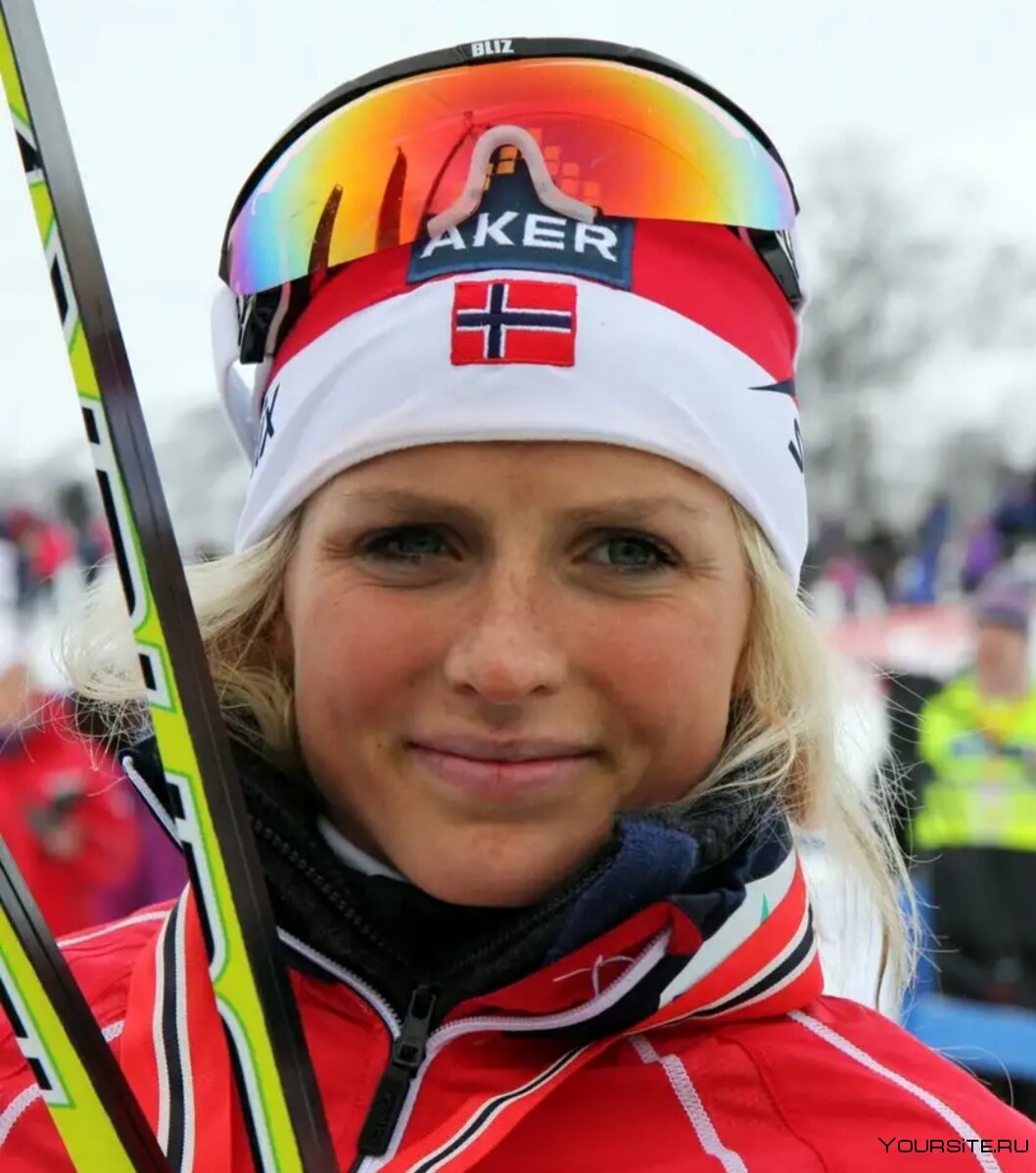 Голая норвежская лыжница 