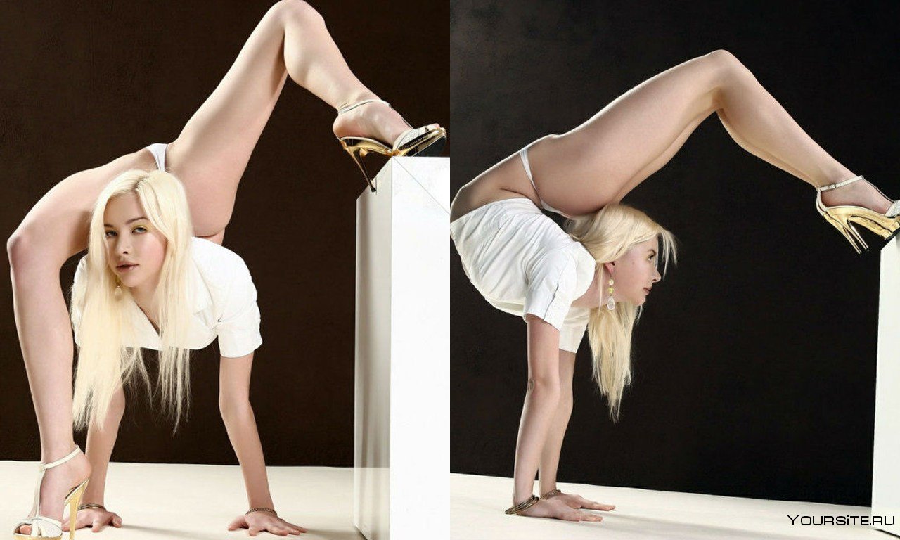 Блондинка гимнастка раздвинула ноги для хардкора и получила удовольствие от порки