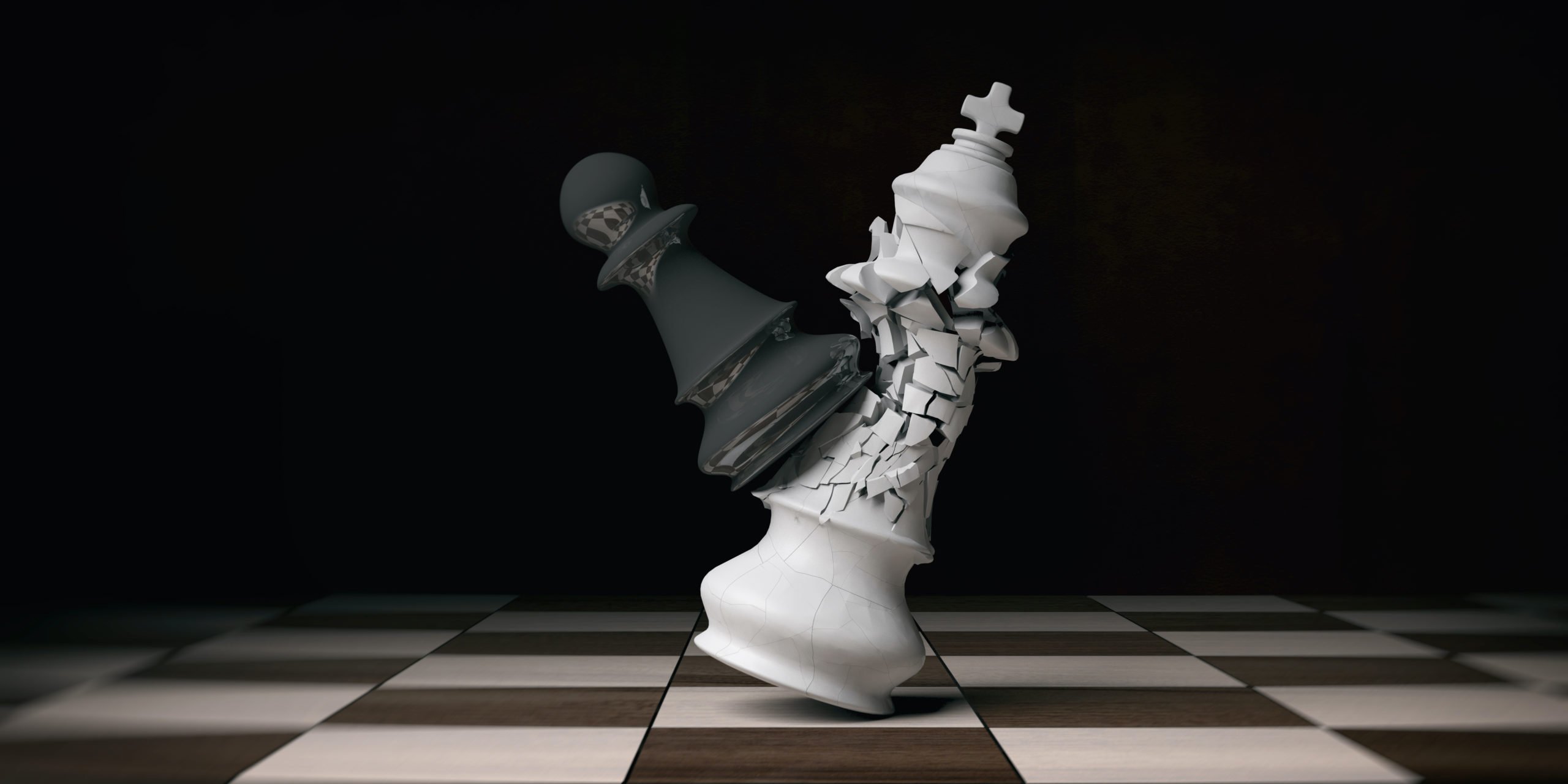 Сломанная шахматная фигура