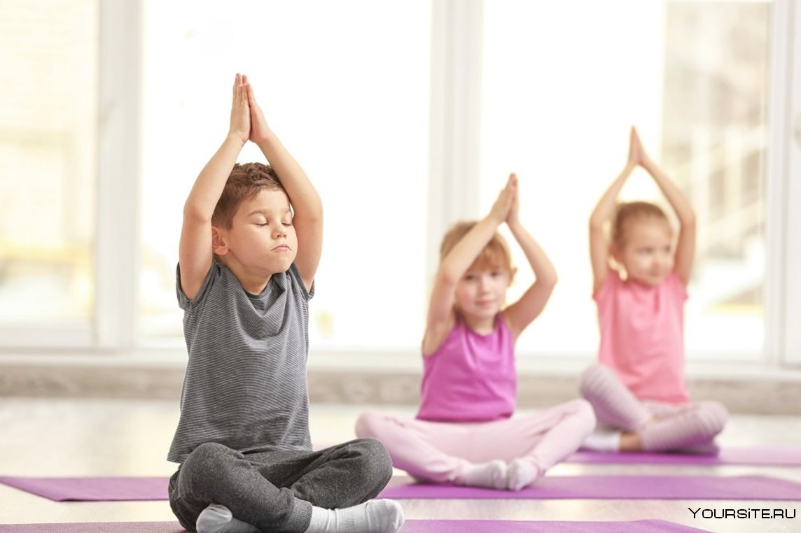 Зарядка йога для детей