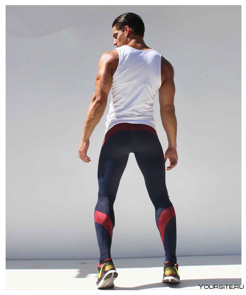 Обтягивающие спортивные штаны для мужчин