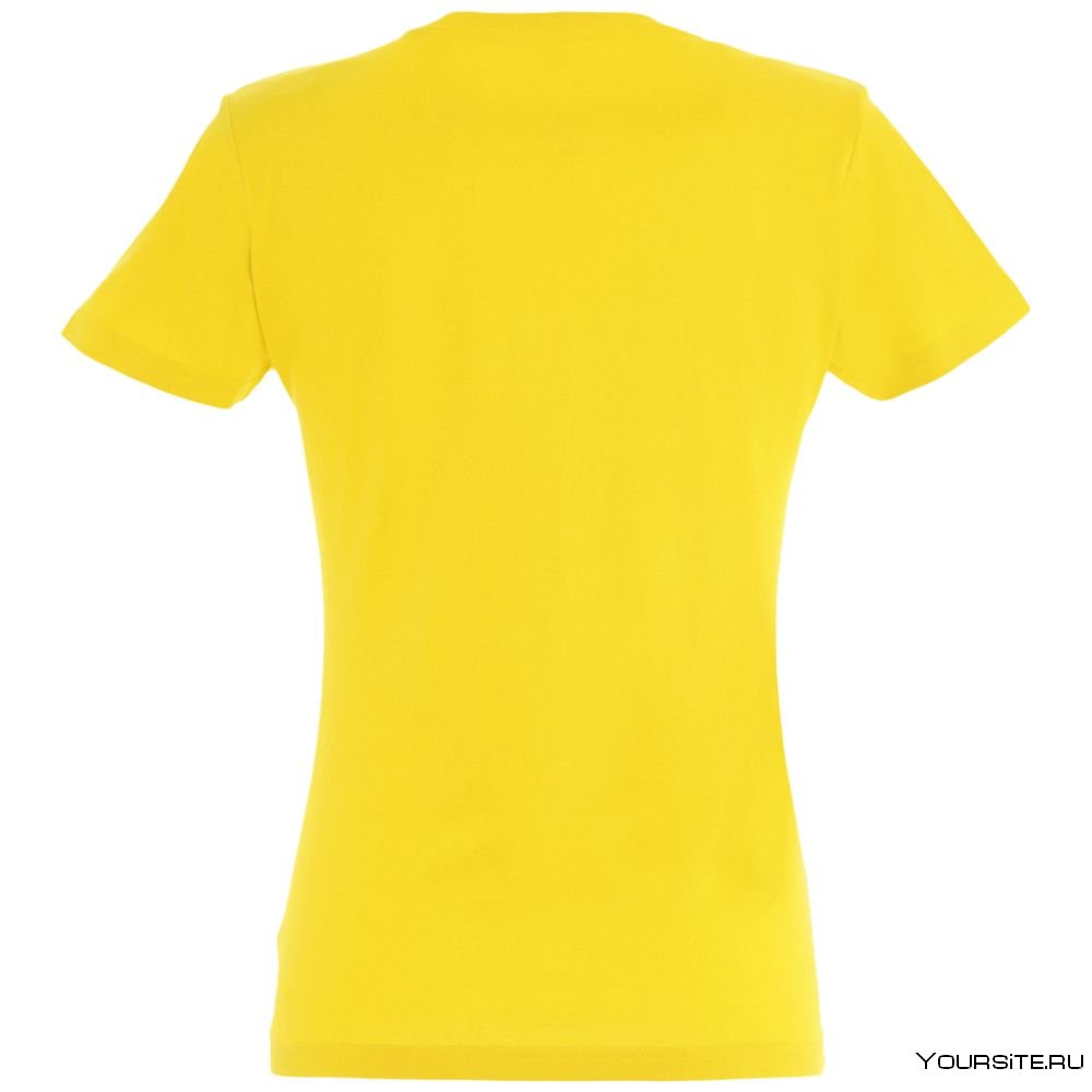 Лимонная футболка женская