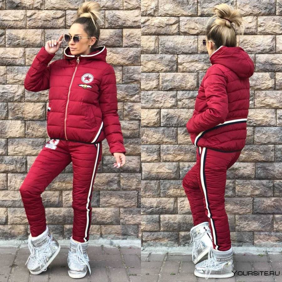 Махровый спортивный костюм женский