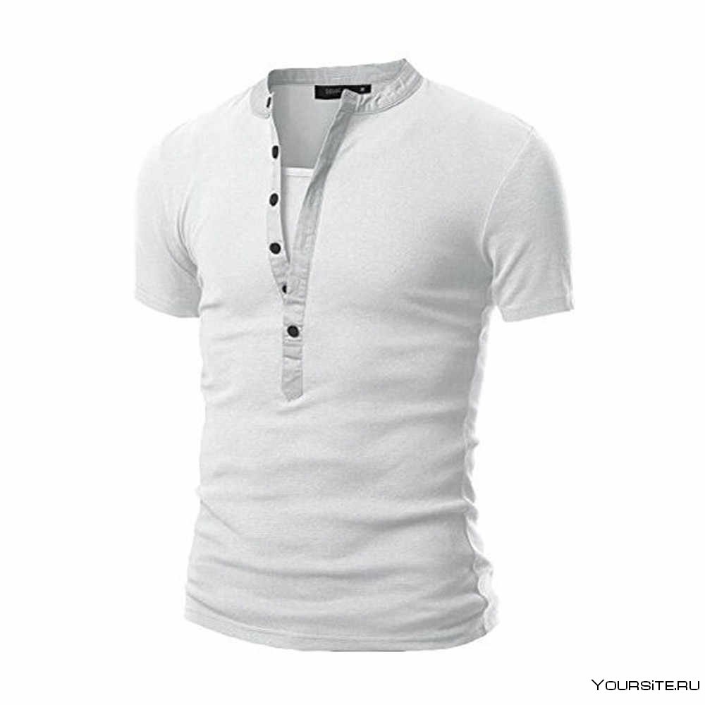 Модные белые футболки мужские