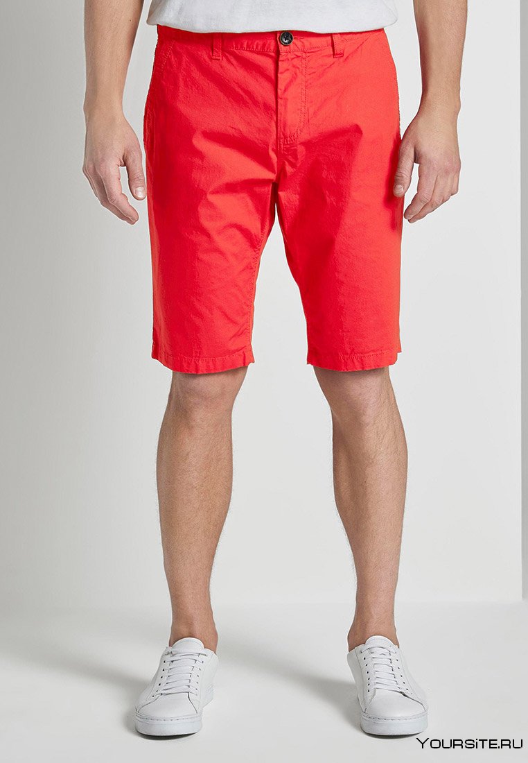 Пляжные шорты мужские красные