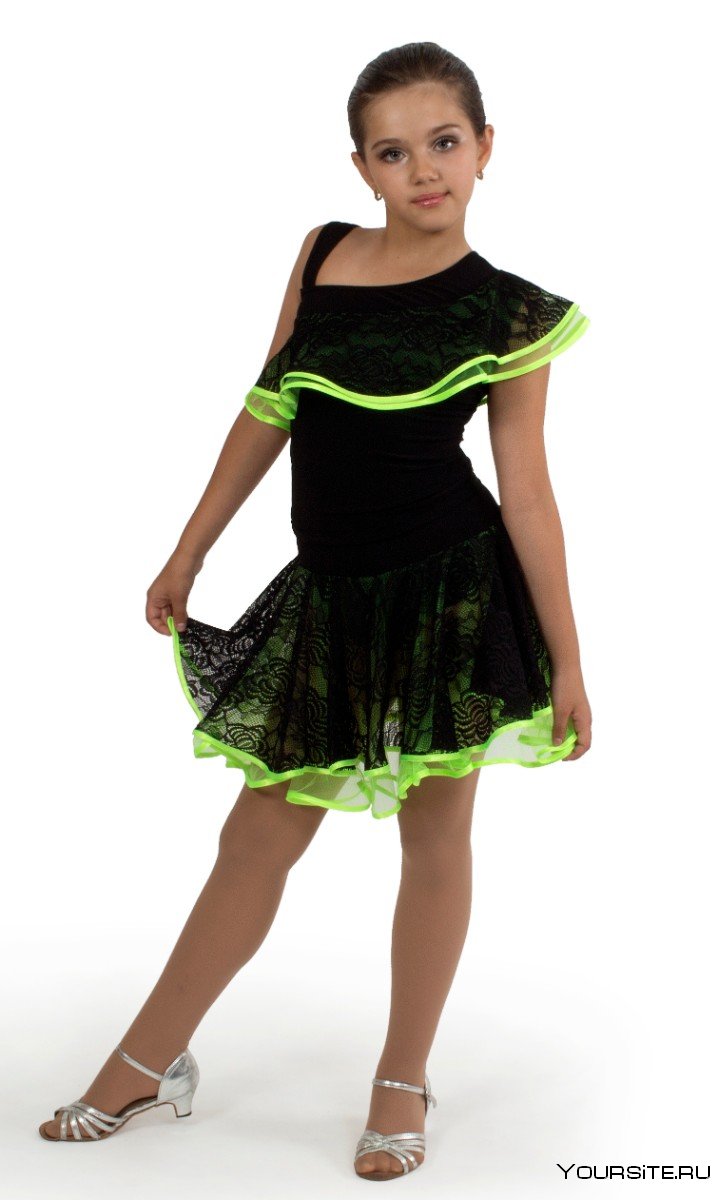 Платья для бальных танцев для девочек