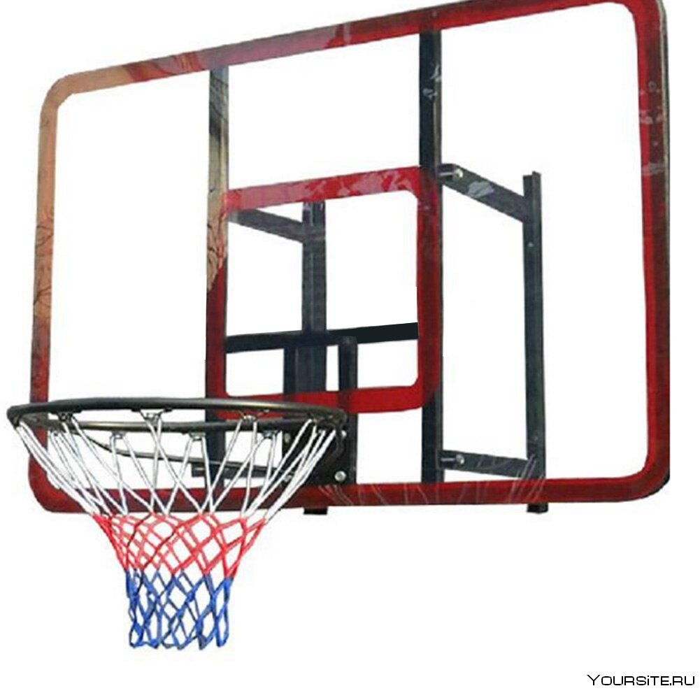 Баскетбольная сетка с щитом и сеткой м3=10218