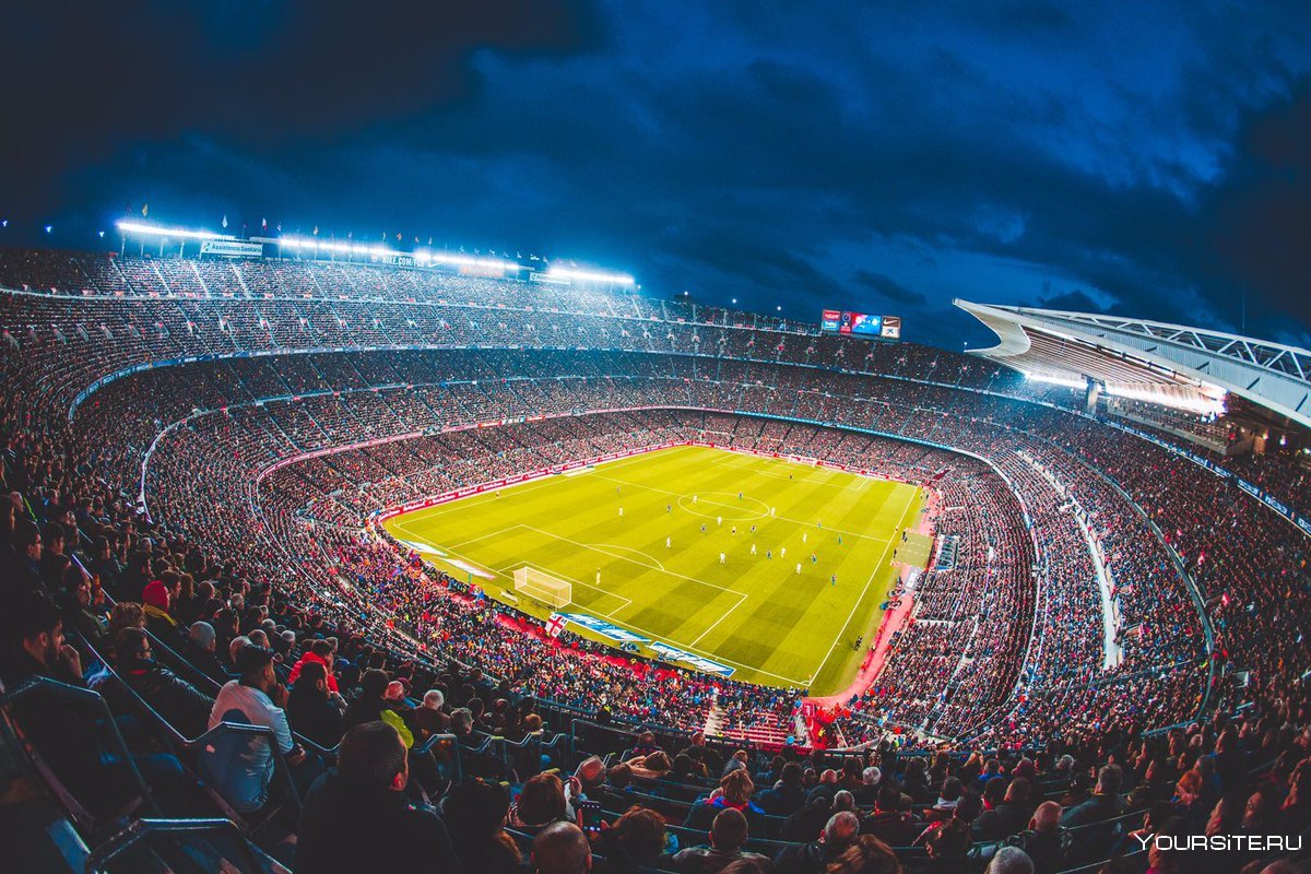Стадион Camp nou Барселона