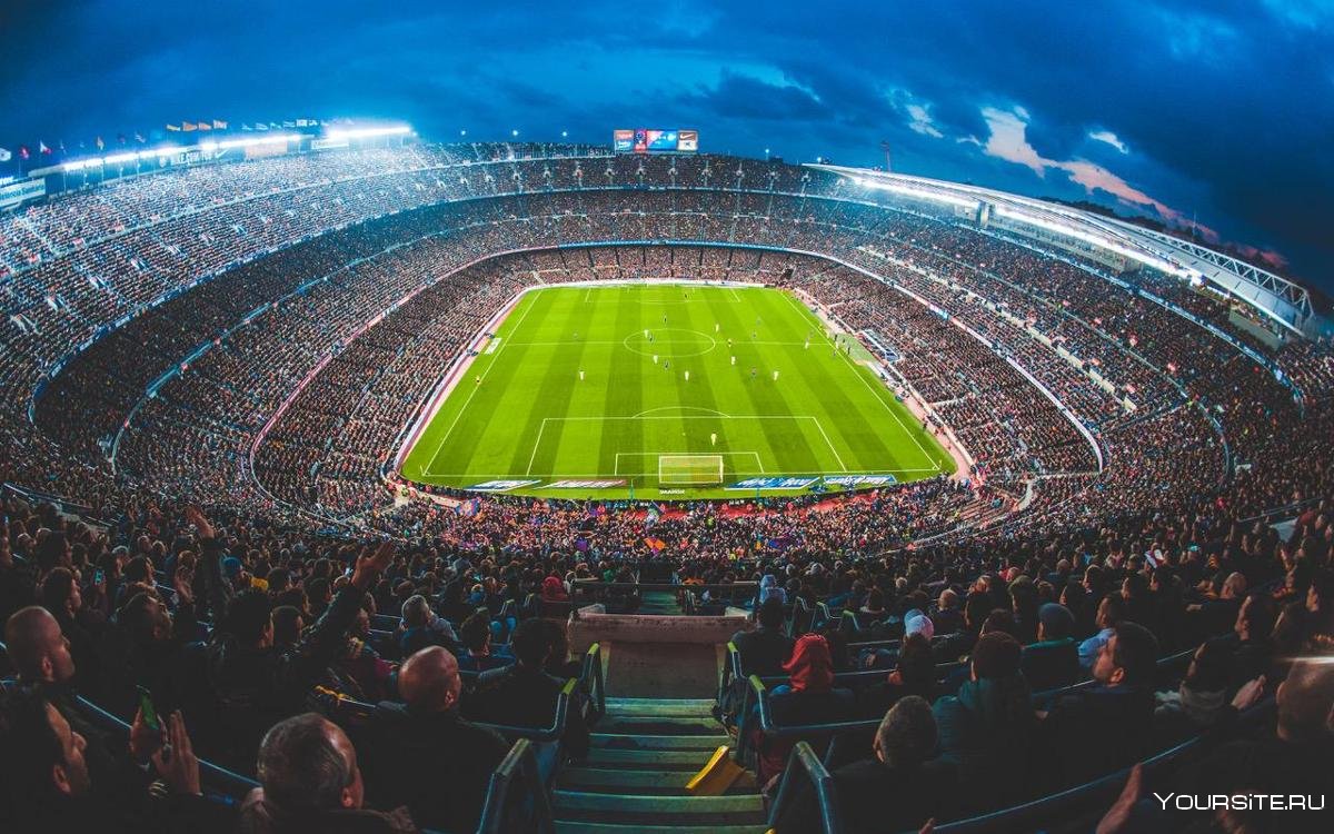 Стадион Камп ноу в Барселоне