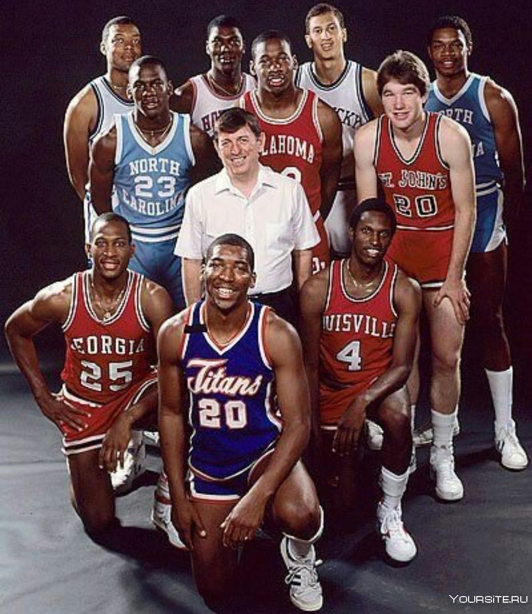 Michael Jordan с командой