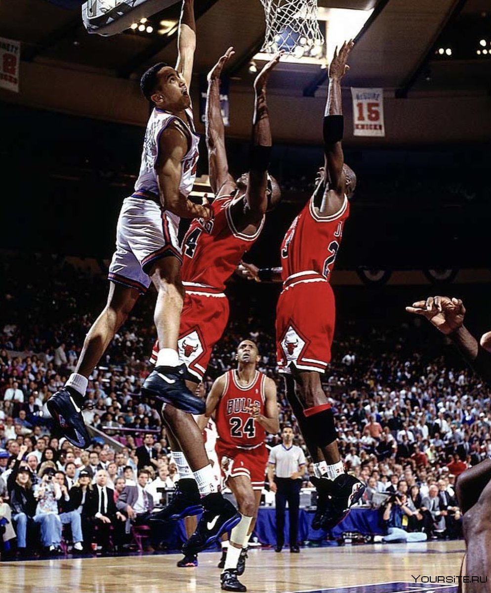 Баскетболисты НИКС Нью-Йорке 1993