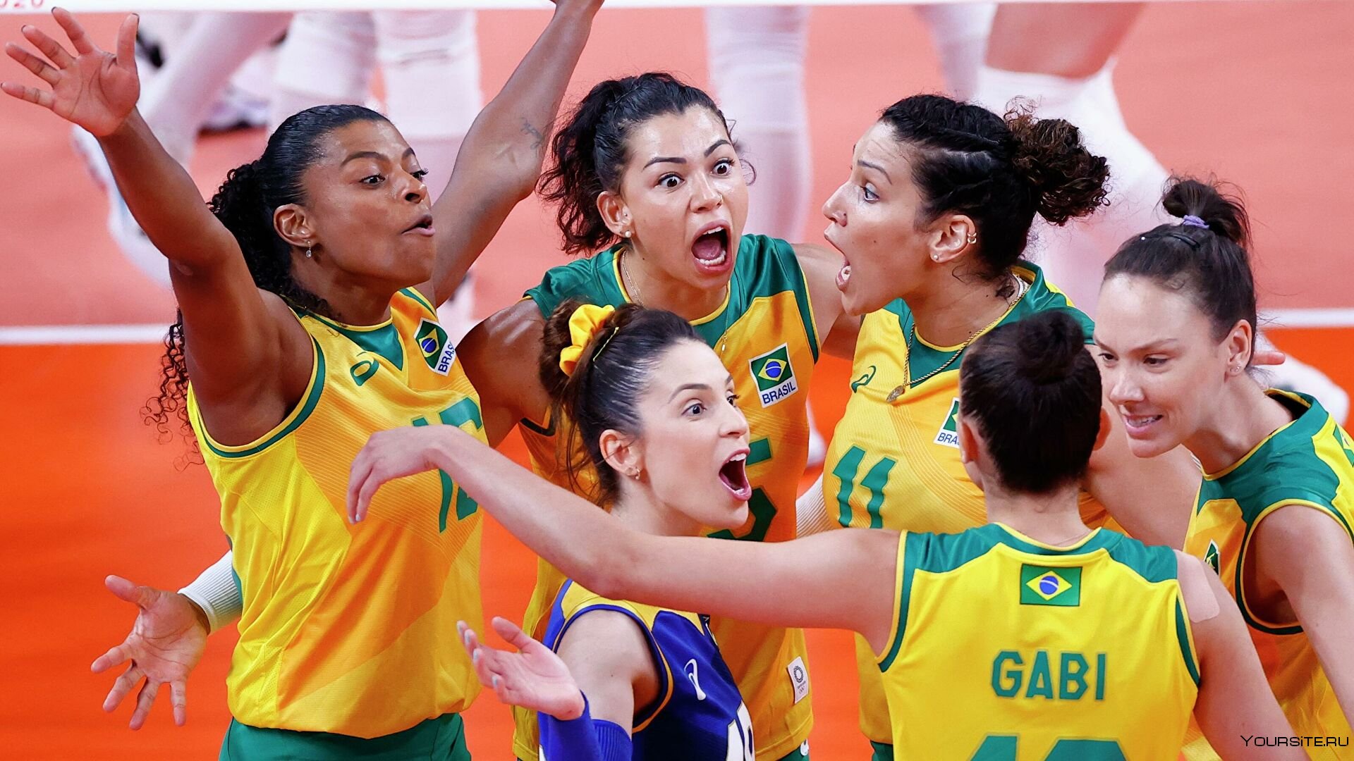 Волейболистки сборной бразилии