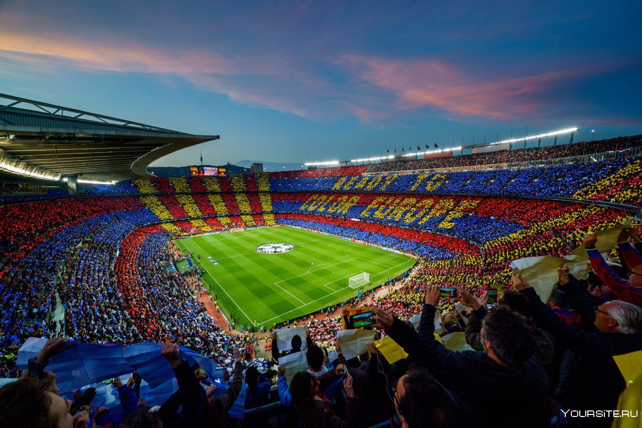 Какой камп. Стадион Камп ноу в Барселоне. ФК Барселона стадион Камп ноу. Стадион Camp nou. Барселона ноукамб стадион.