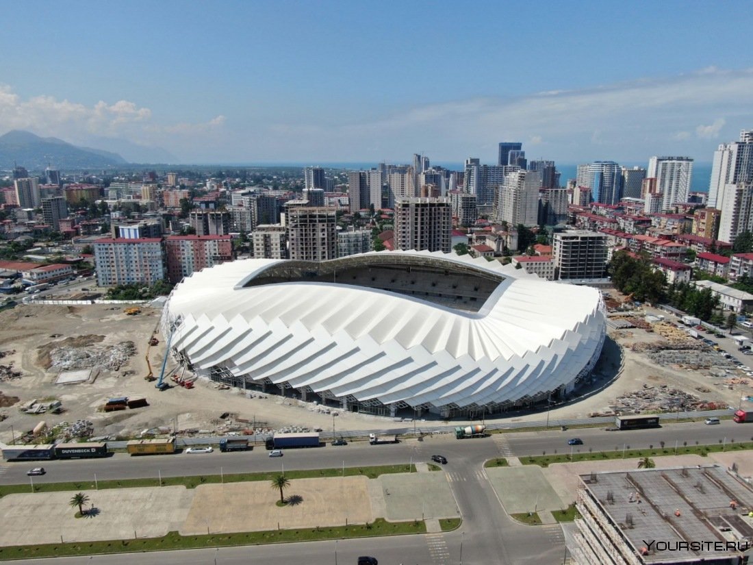 Новый стадион в Батуми - 46 фото