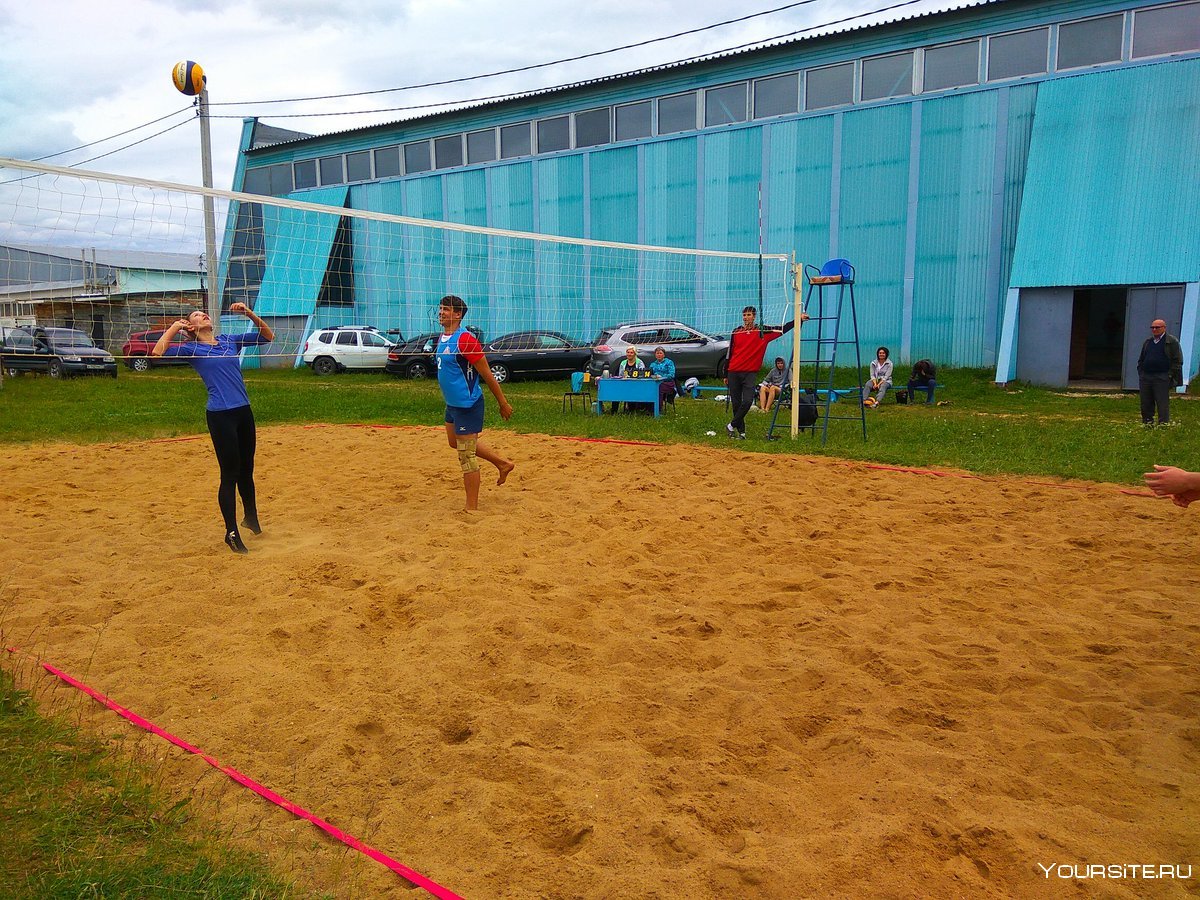 Проект площадки для пляжного волейбола