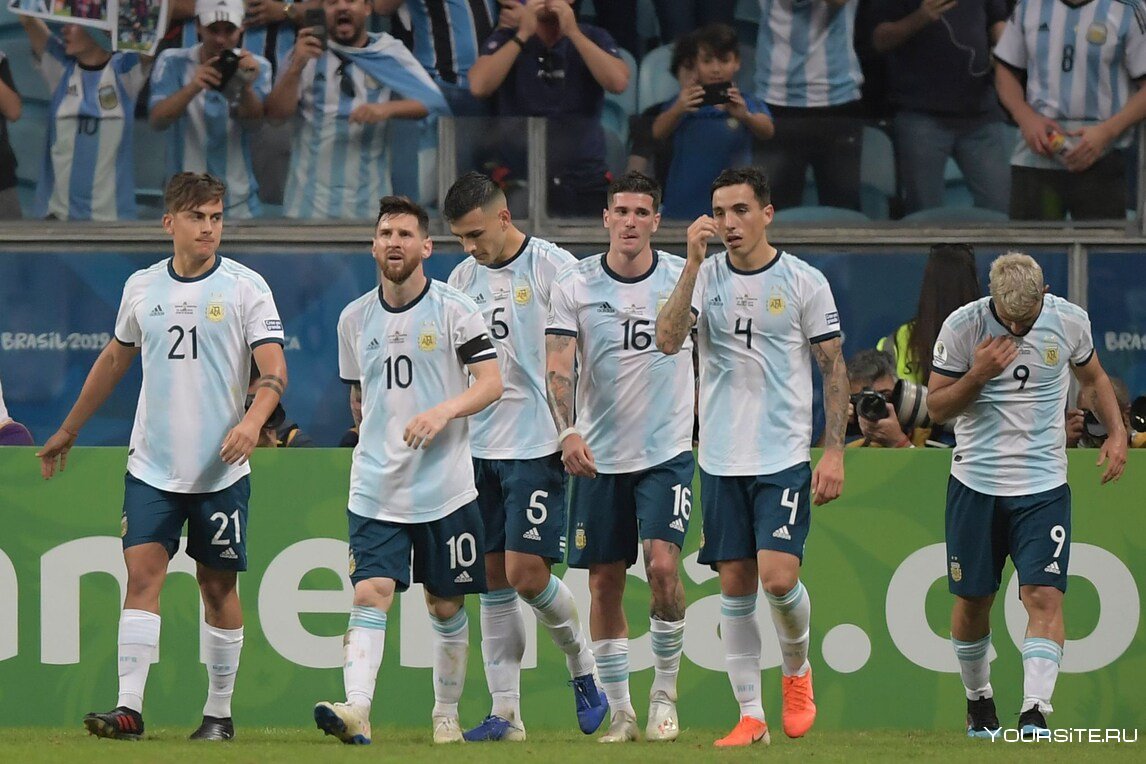 Команда сборной Аргентины