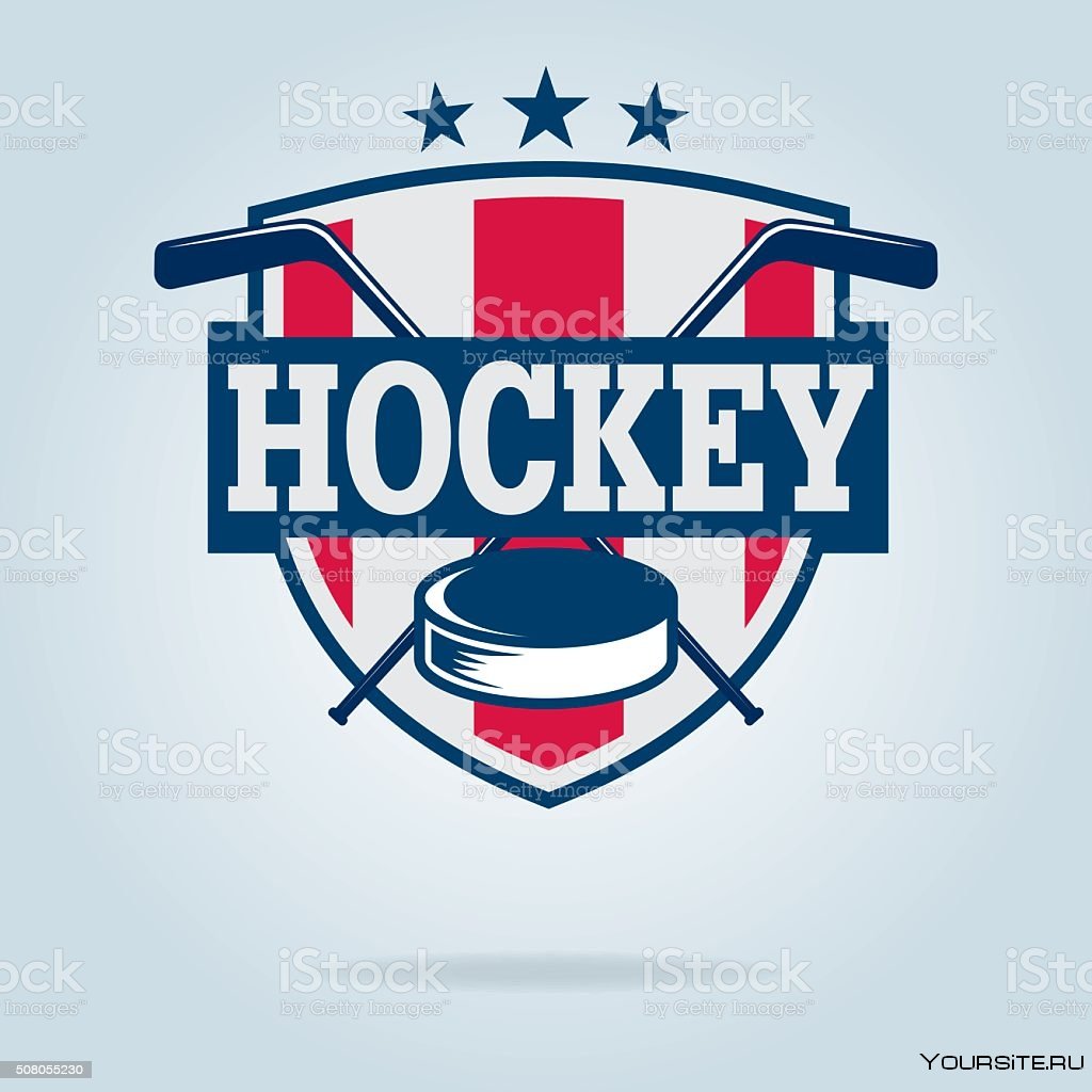 Логотип спортивного турнира хоккей