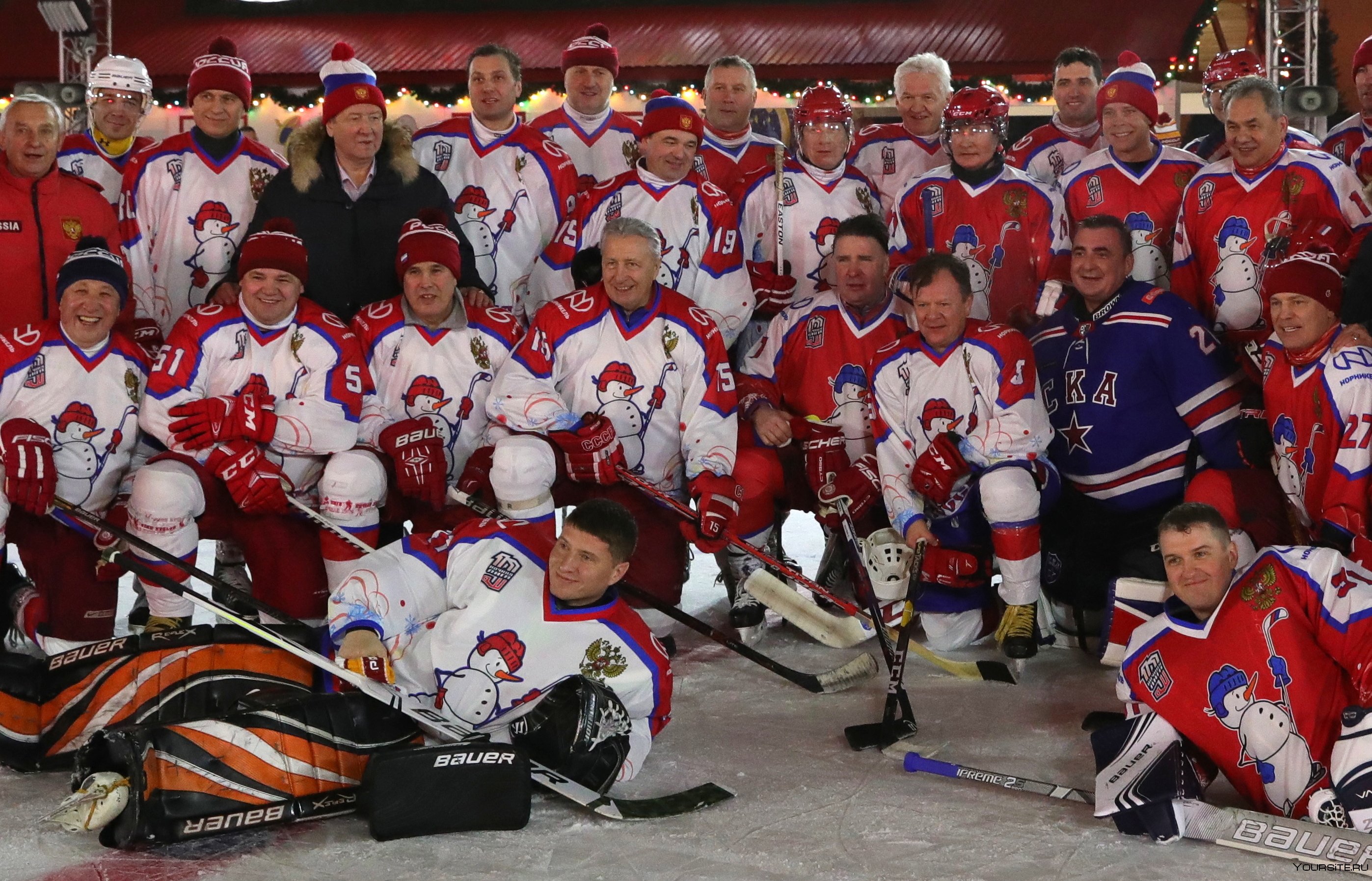 Президентская команда. Ночная хоккейная лига команда Путина.