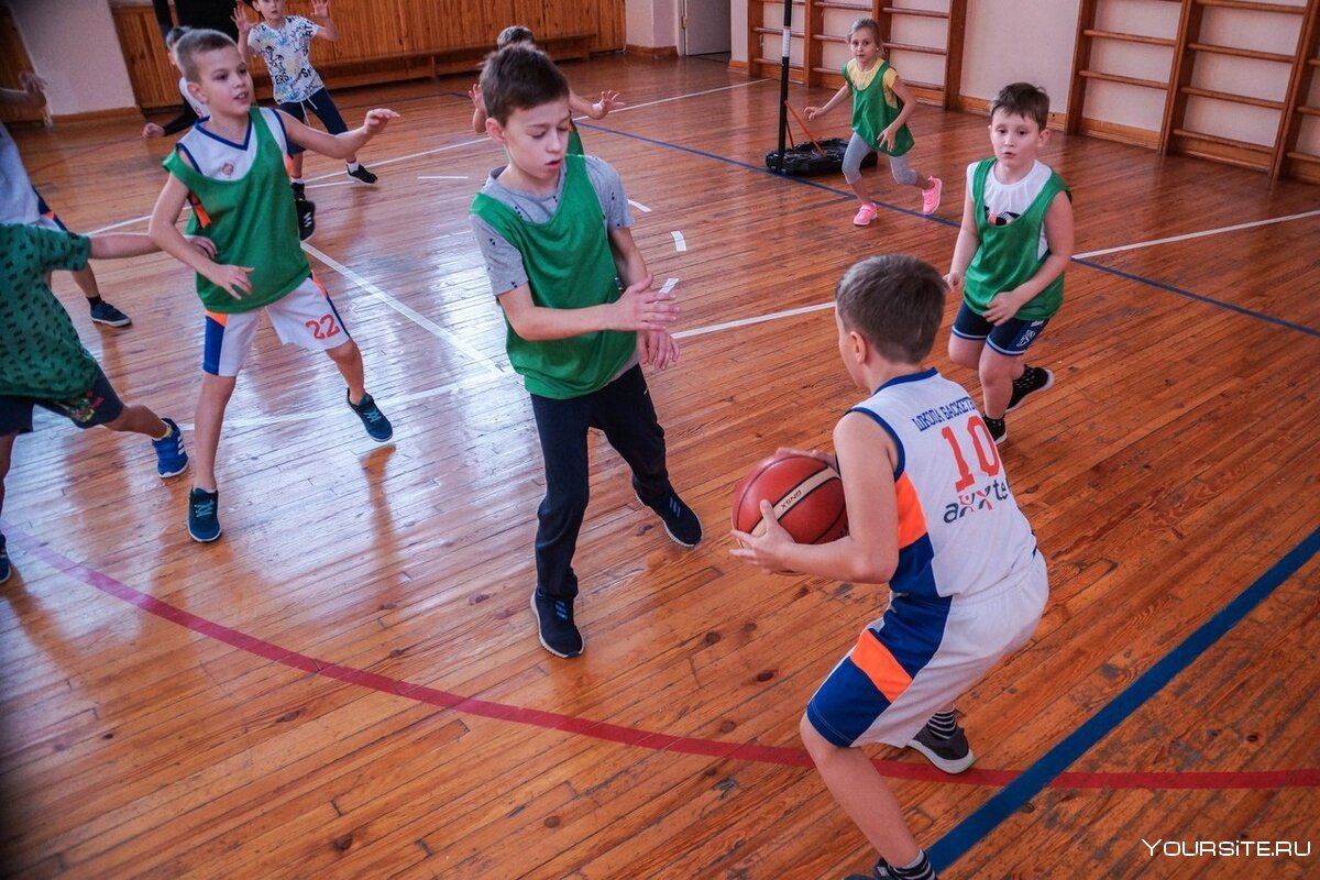 Спортивные секции в школе баскетбол