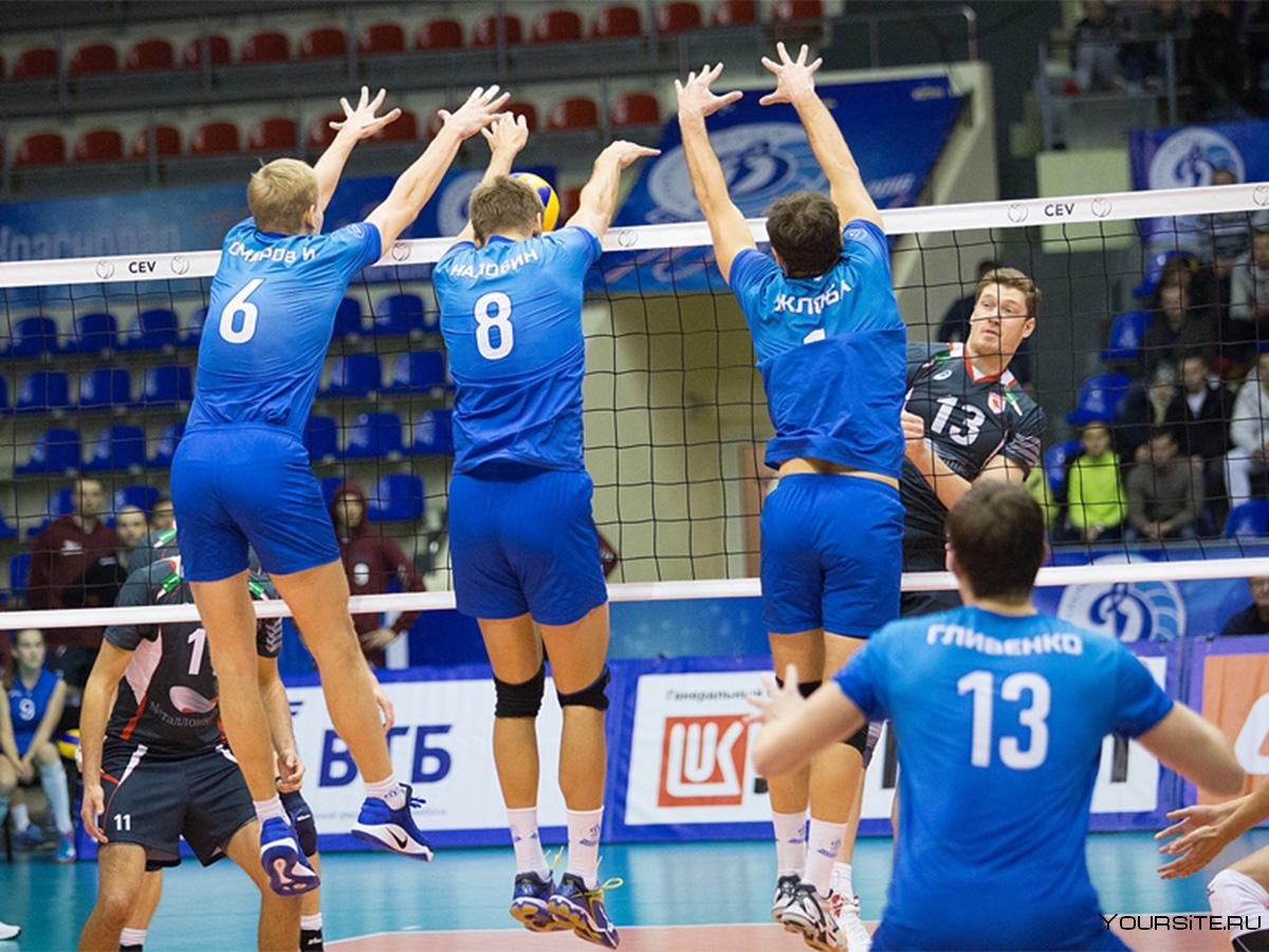 Рост волейболистов сборной России