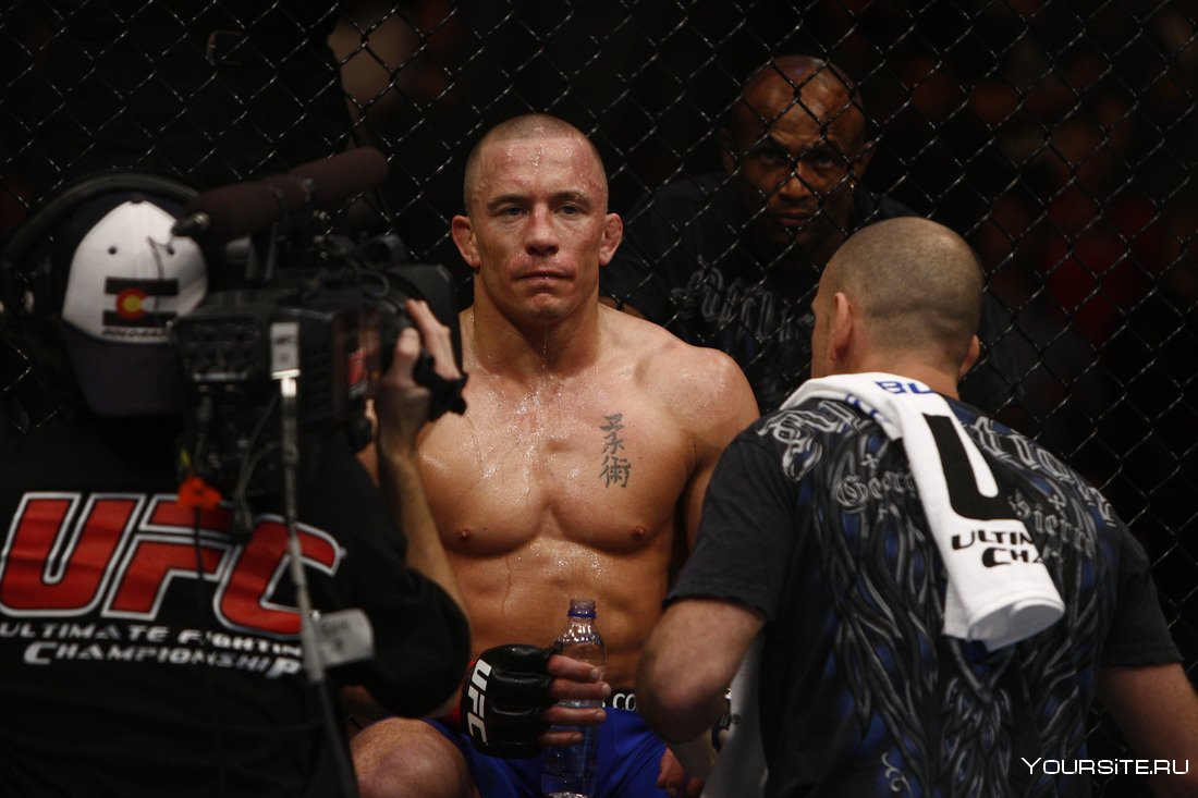 George St Pierre in UFC 266