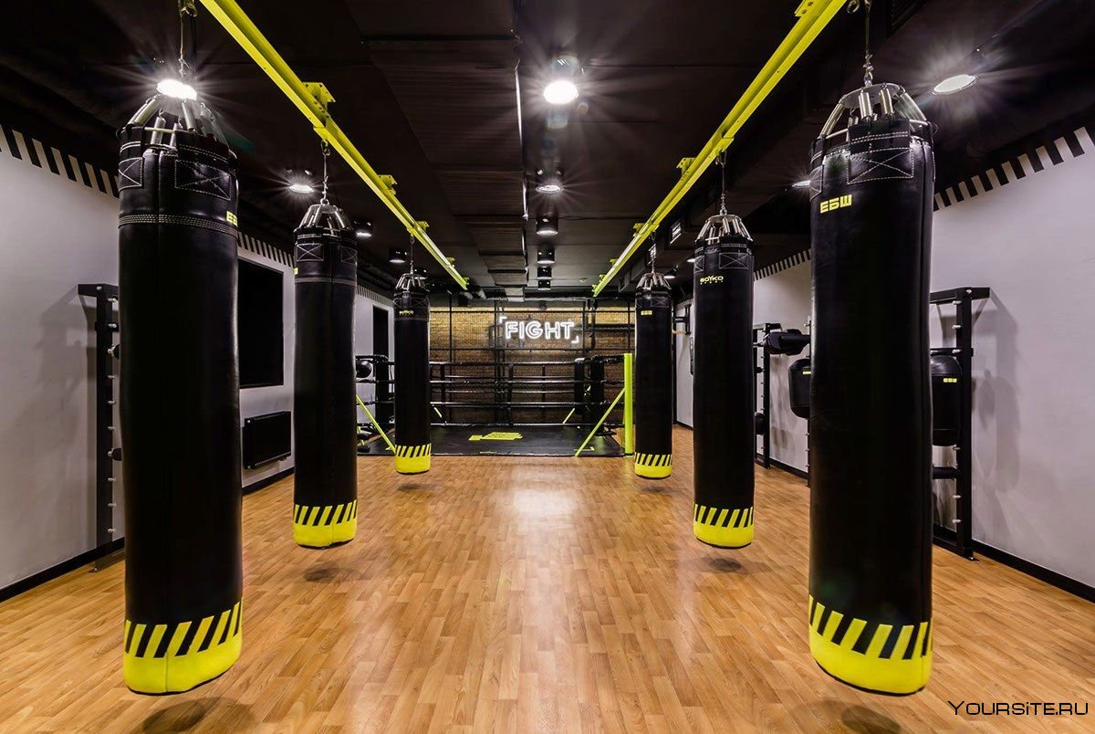 Интерьер боксерского зала