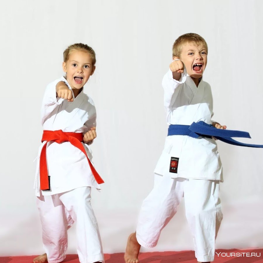 Boy with Judo teacher