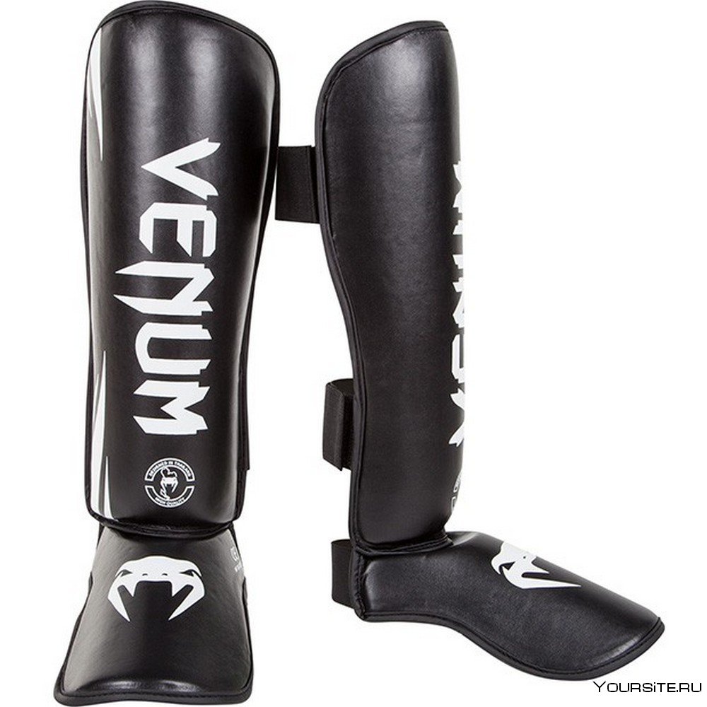 Щитки Venum Kontact Black
