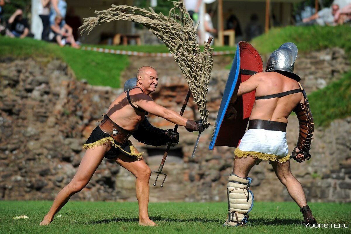 Римская Империя Гладиаторы бои