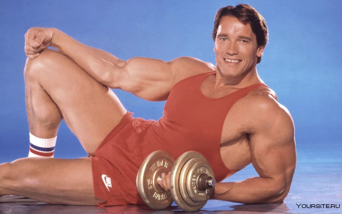 Шварценеггер жим штанги