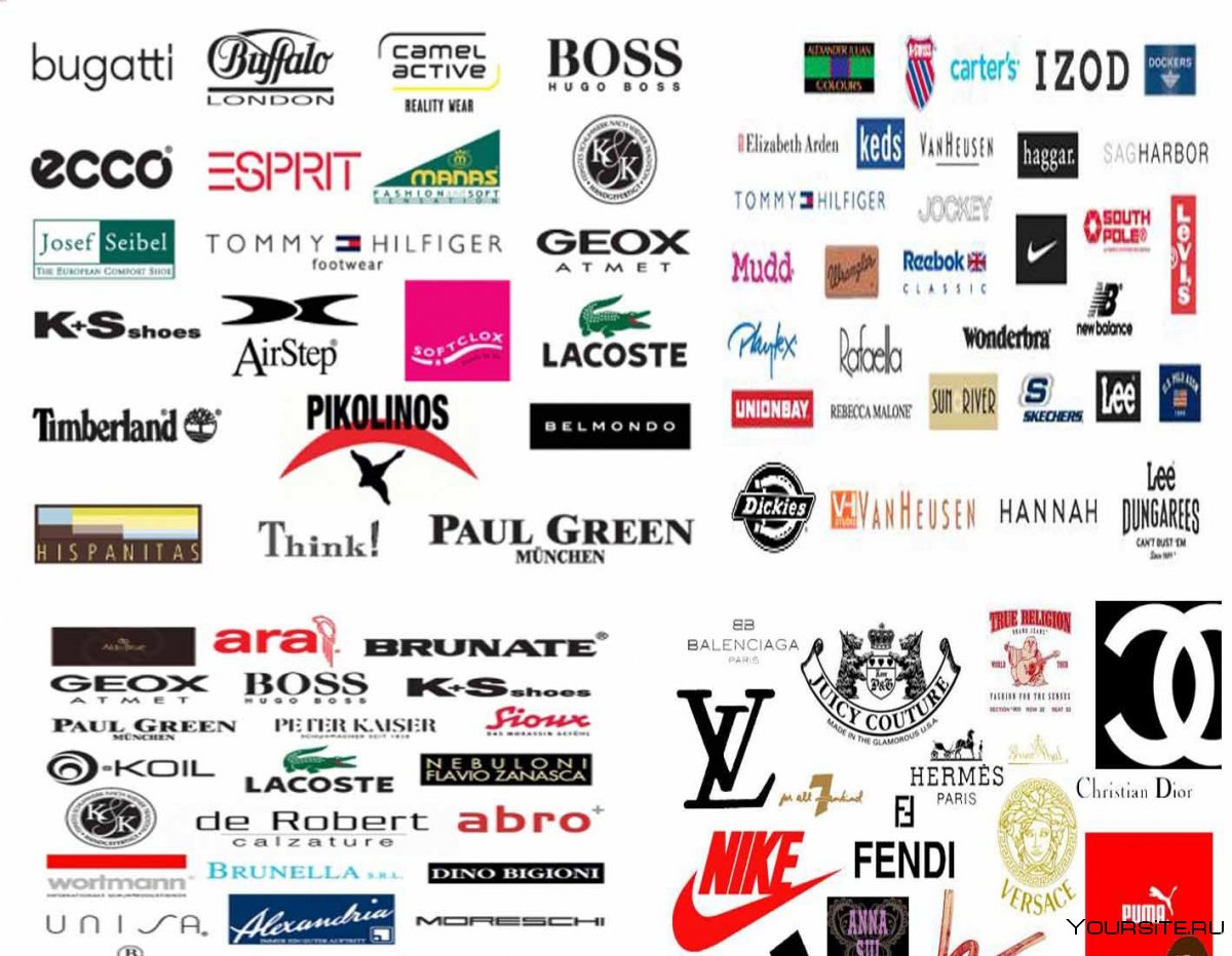 Самые известные бренды обуви