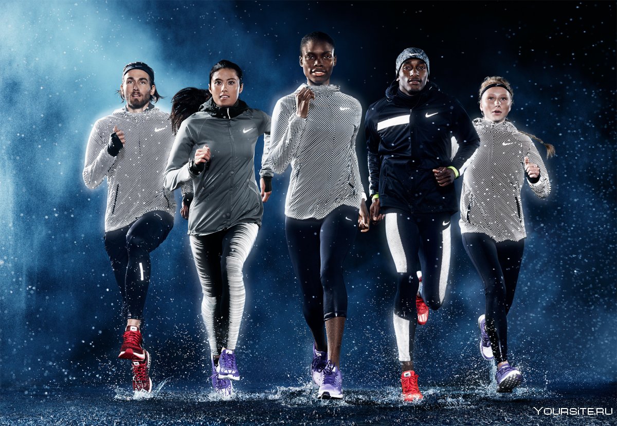 Реклама спортивной одежды