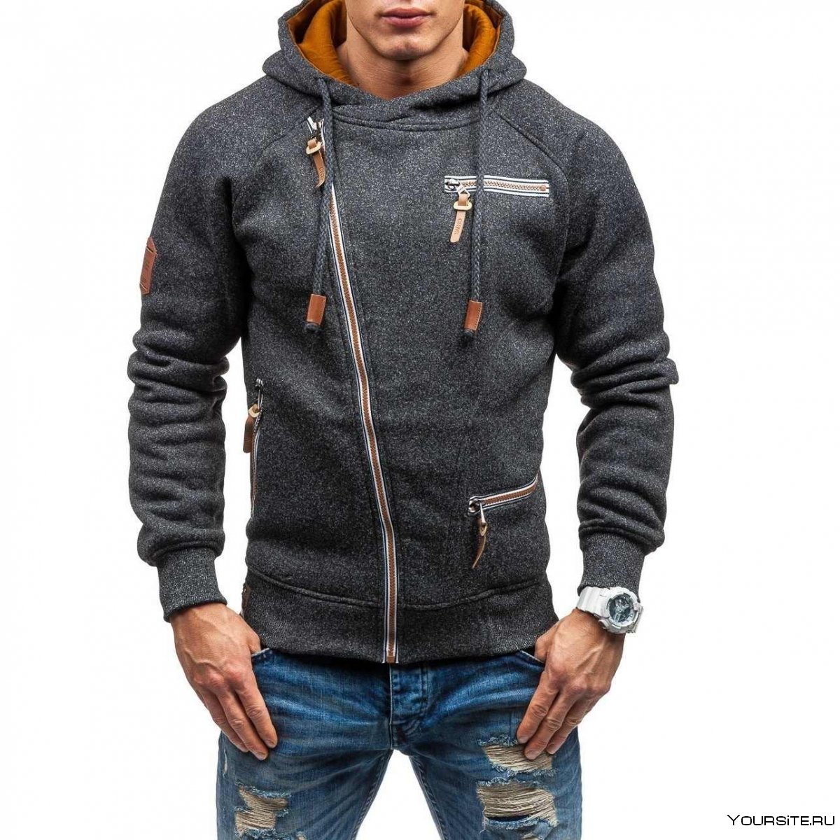 Кофта мужская спортивная Tiger Zipper Jacket