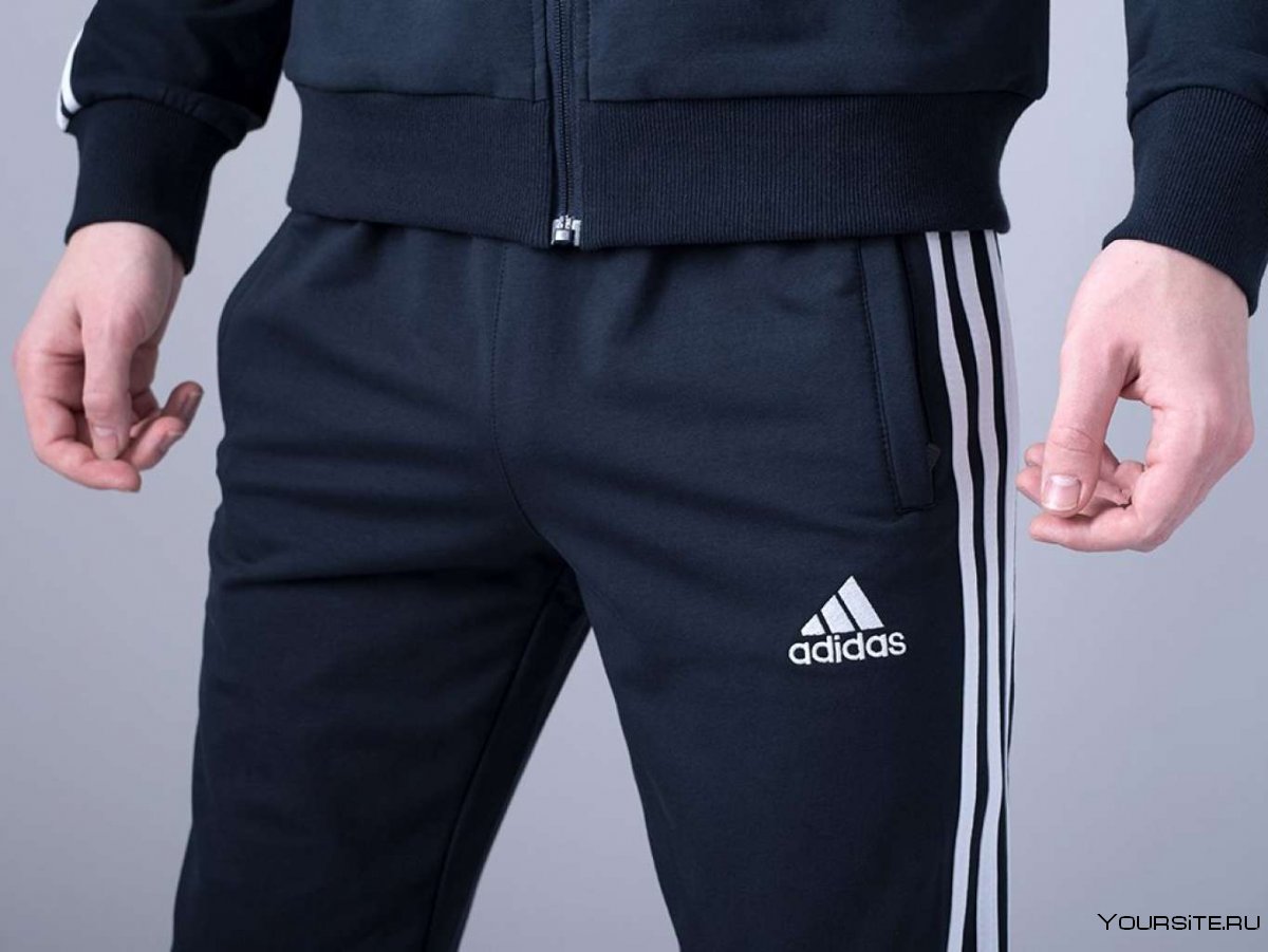 Adidas спортивка черный мужской