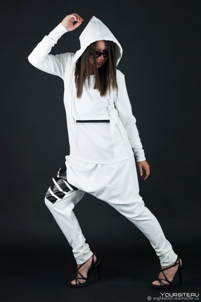 Женский костюм Sogo Tracksuit White sg9562-63