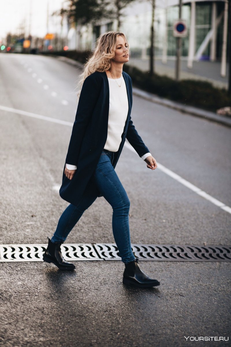 Ботинки Челси и скинни