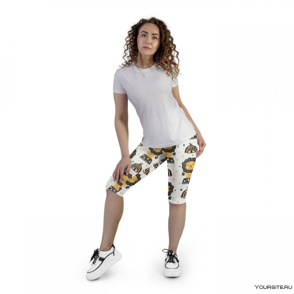 Костюм лосины и футболка оверсайз