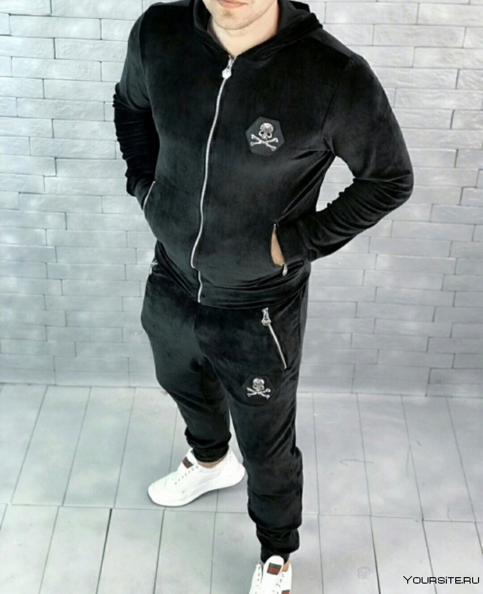 Черный спортивный костюм Philipp plein