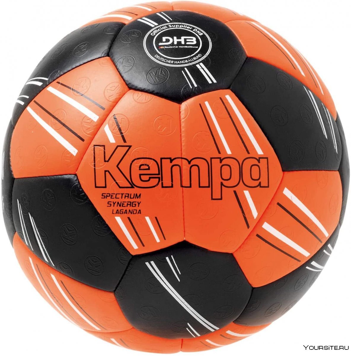 Kempa мяч гандбольный черно оранжевый