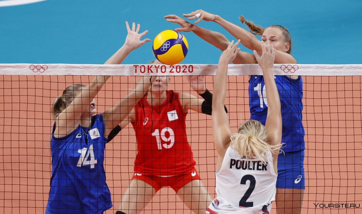 Женская сборная России по волейболу на Олимпийских играх выигрывала