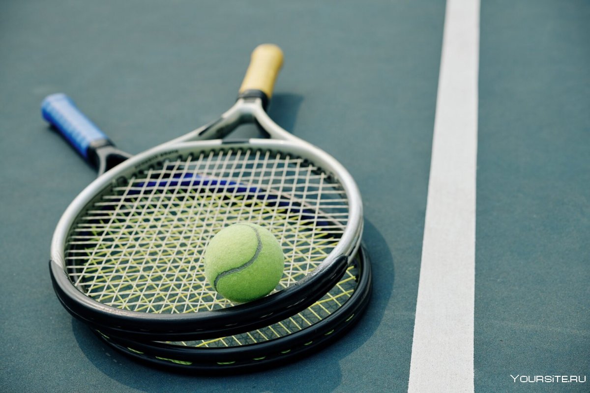 Теннис фото ракетка и мяч