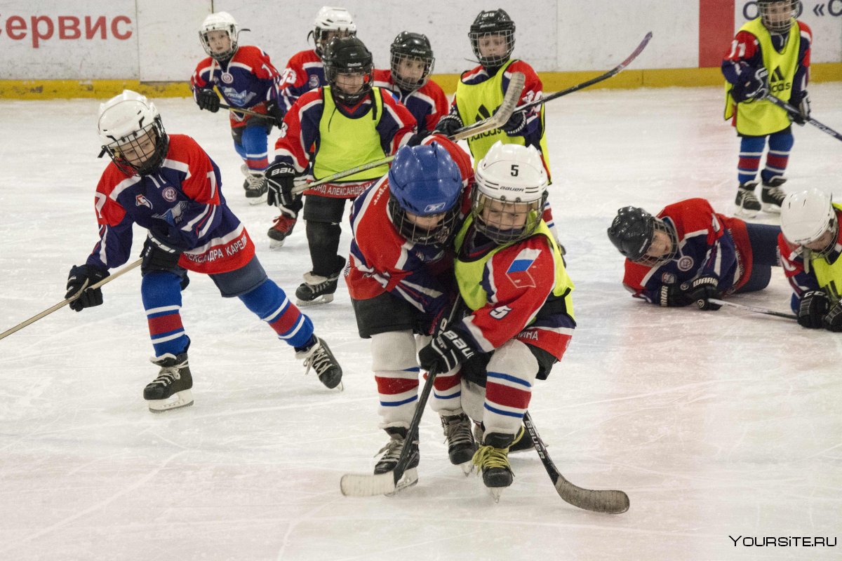 Фоторепортаж хоккея дети