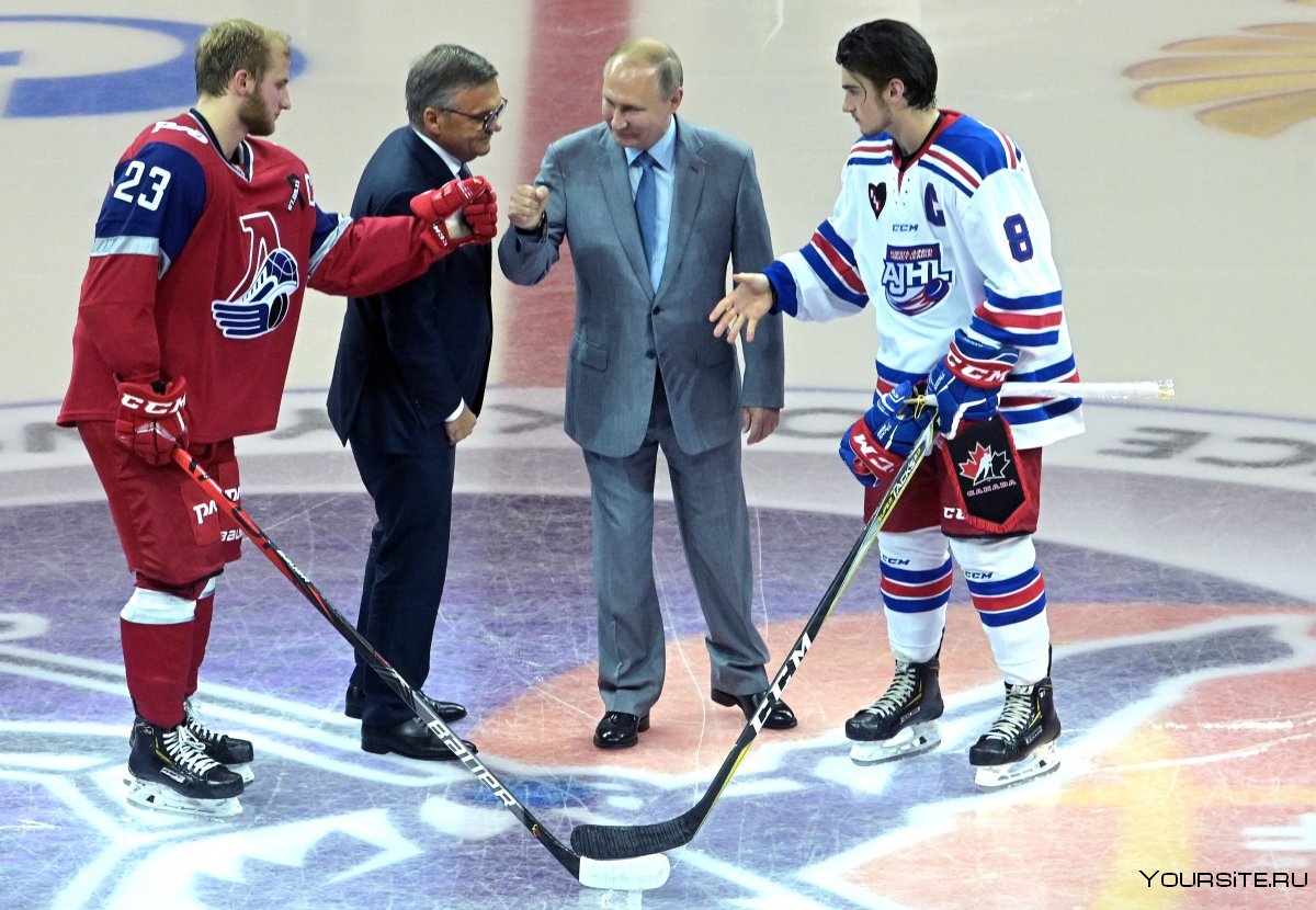 Путин Лукашенко хоккей