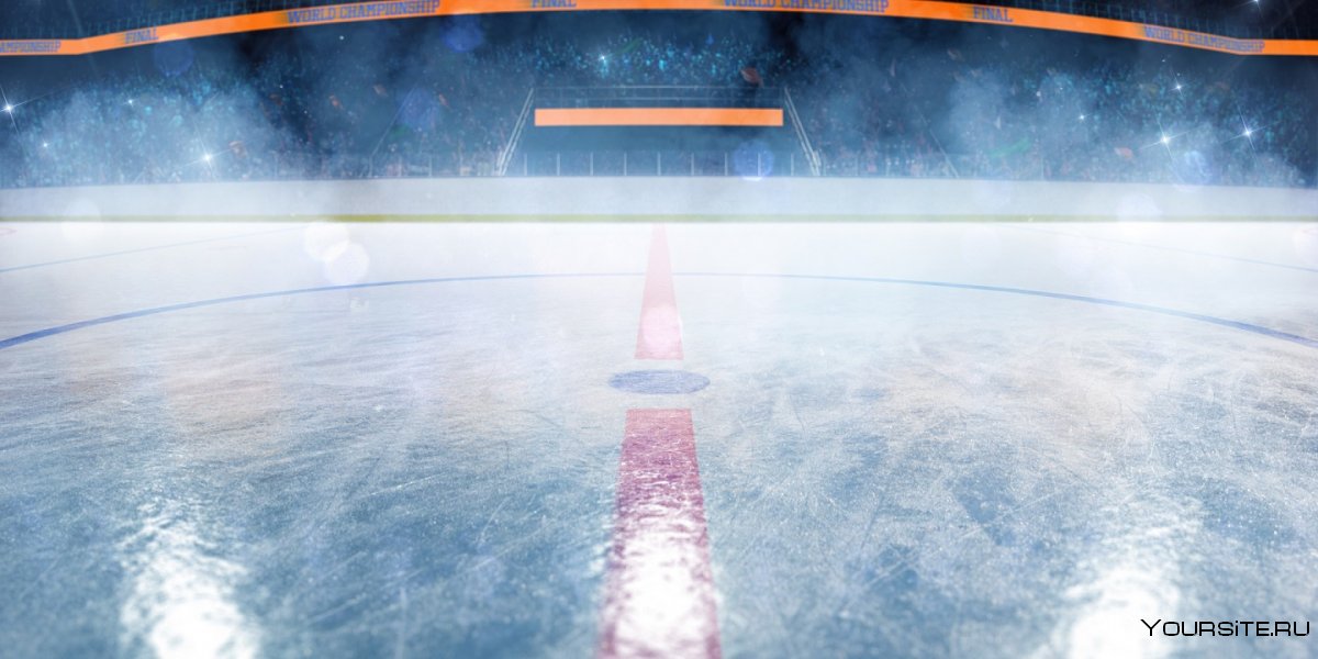 Empty Ice Rink Arena