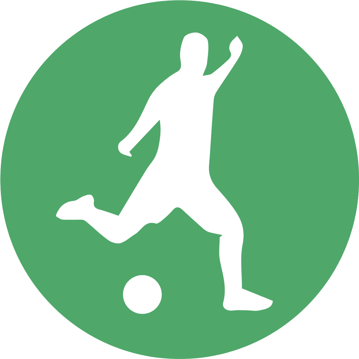 Спортивная эмблема футбола