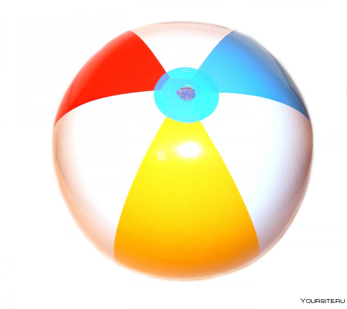 Мяч пляжный «цветной», d=61 см